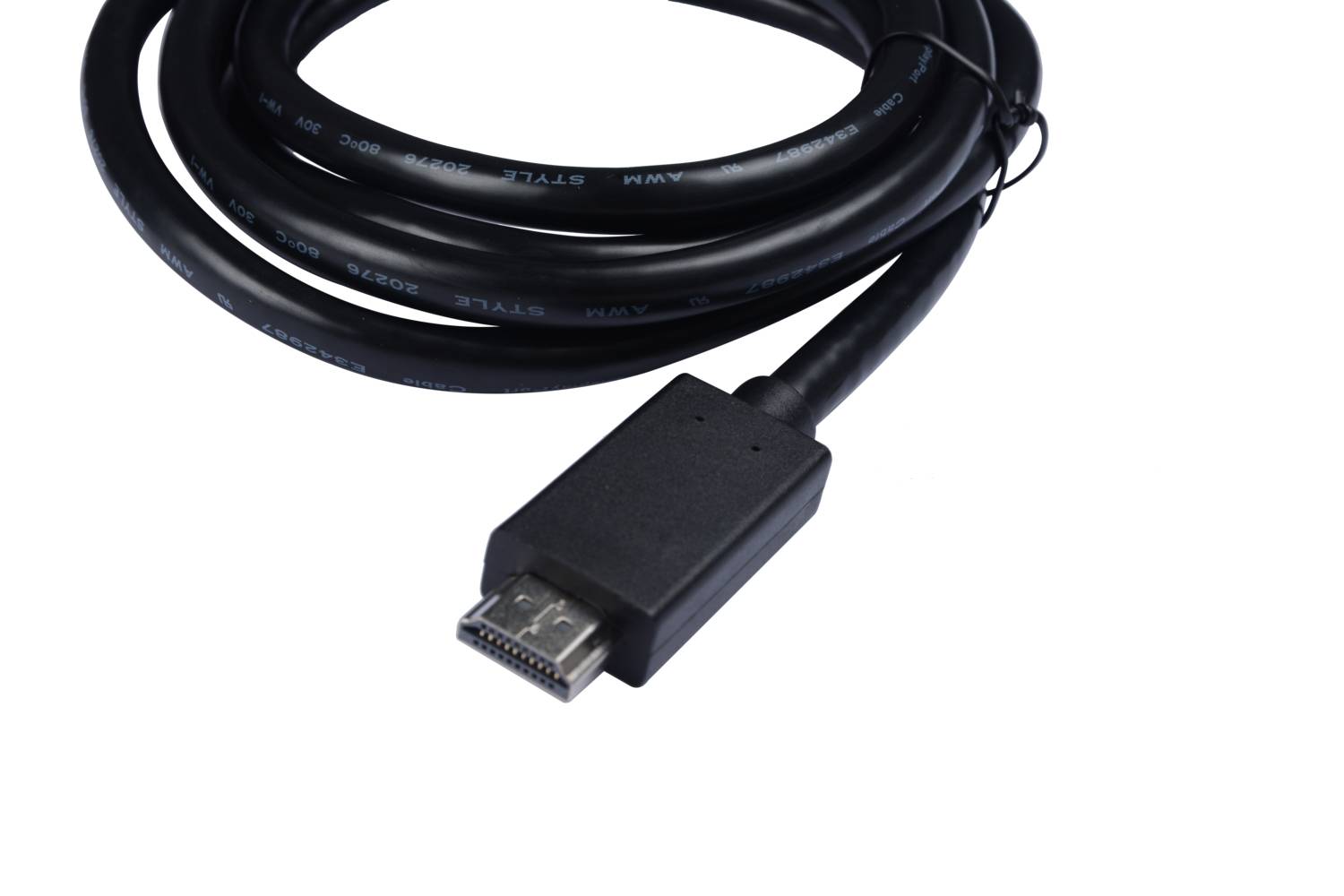 Rca Informatique - image du produit : DP TO HDMI CABLE 2M 6FT BLACK DP TO HDMI CABLE 21.6GBPS 4K UHD