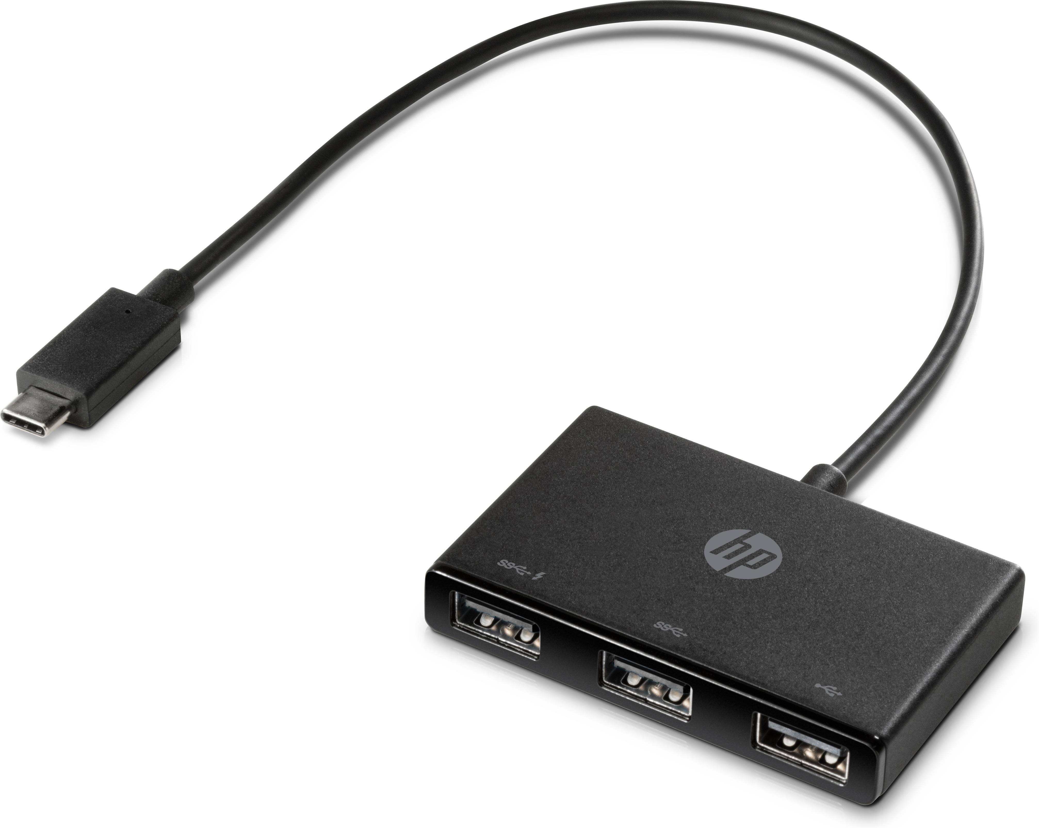 Rca Informatique - Image du produit : HP USB-C TO USB-A HUB .