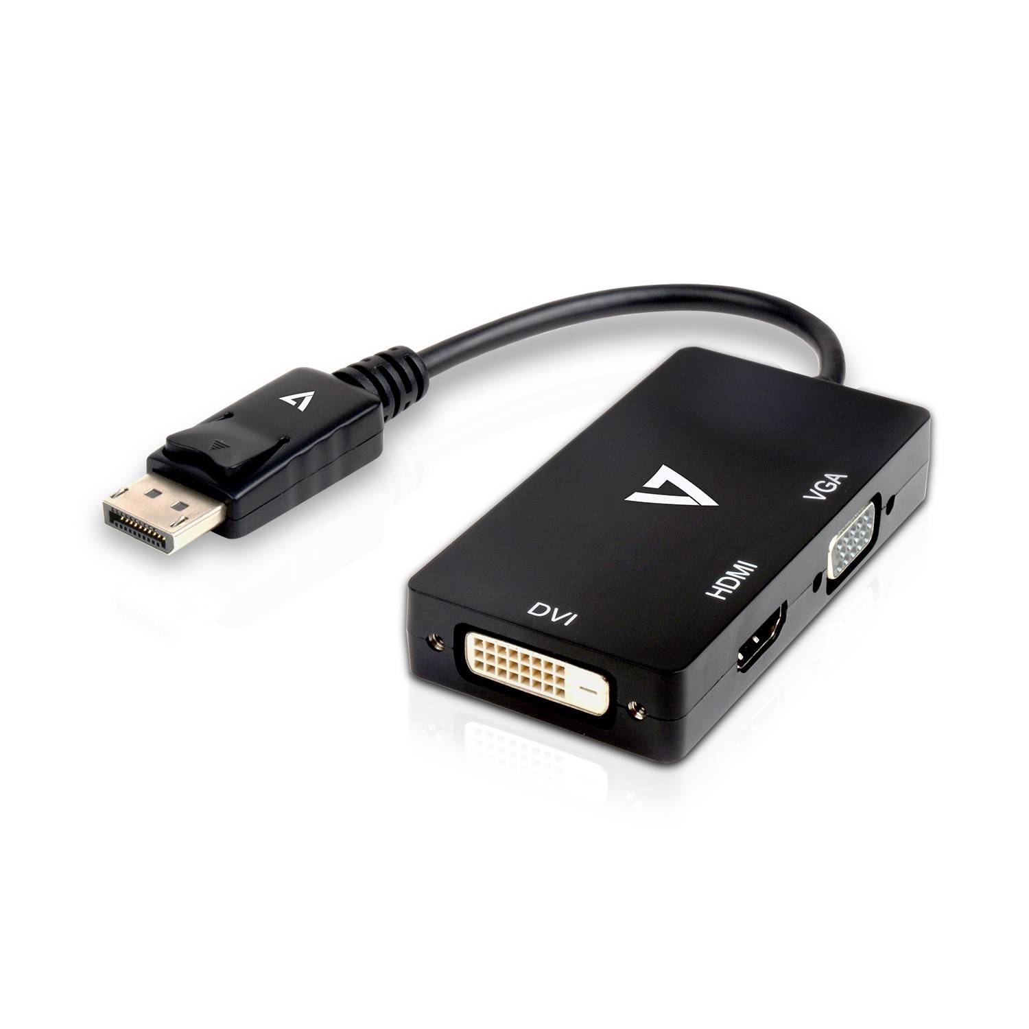 Rca Informatique - Image du produit : DISPLAYPORT MULTI VIDEO ADAPTER HDMI 1.4 DVI-D VGA 1080P FULLHD