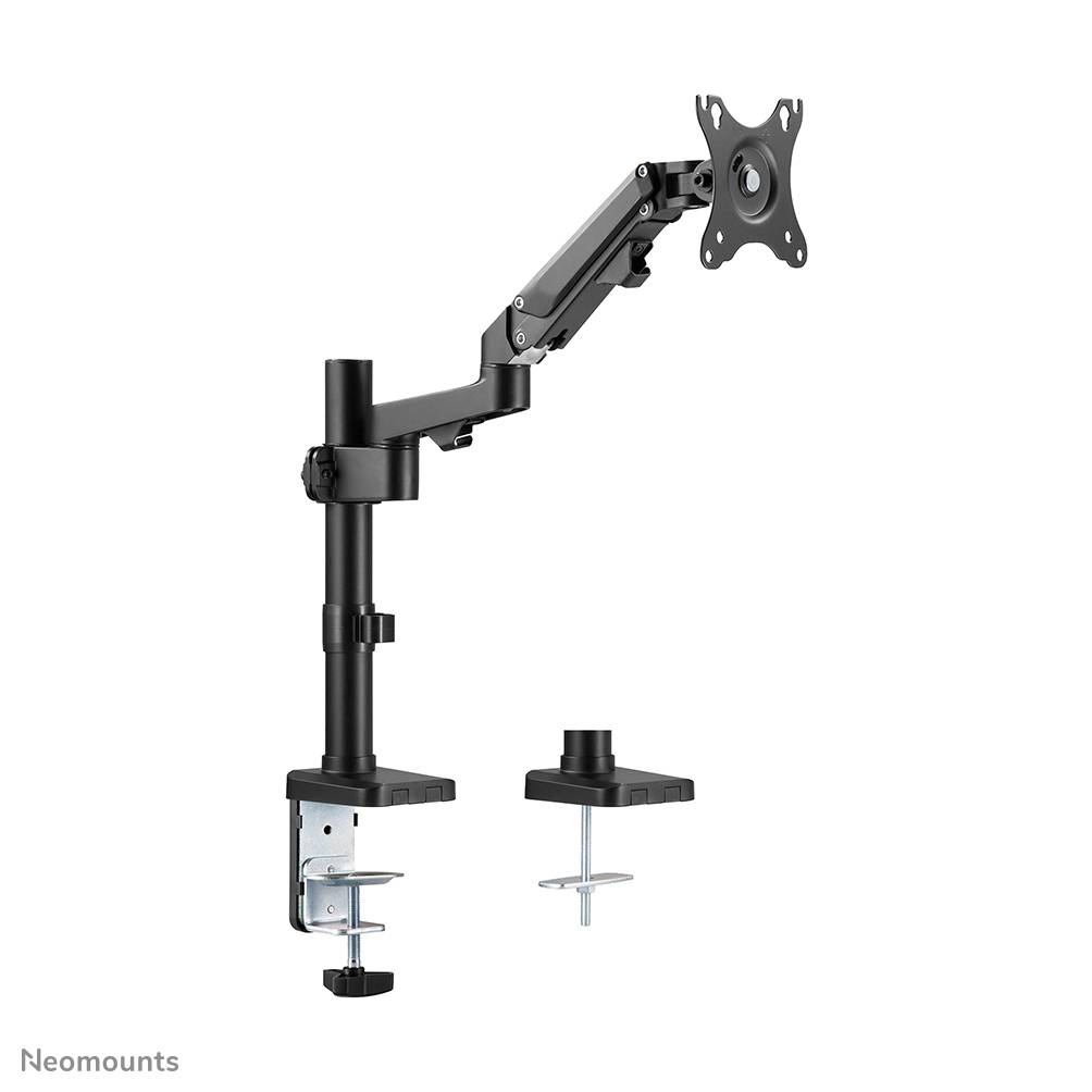 Rca Informatique - image du produit : NEWSTAR DESK POLE MOUNT (CLAMP/GROMMET) BLACK 17-27IN