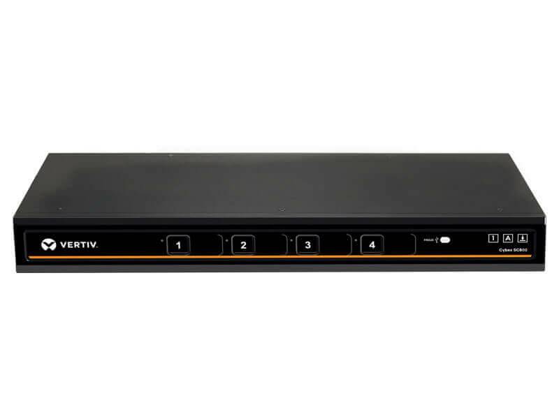 Rca Informatique - Image du produit : CYBEX SC UNIVERSAL DP/H SECURE KVM SWITCH 4-PORT SINGLE DISPLAY