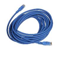 Rca Informatique - image du produit : CAT5E UTP 5M PATCH CORD (BLUE) .