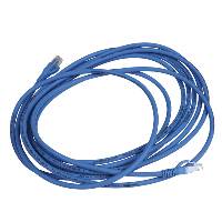 Rca Informatique - image du produit : CAT6 UTP 5M HOSE (BLUE) .