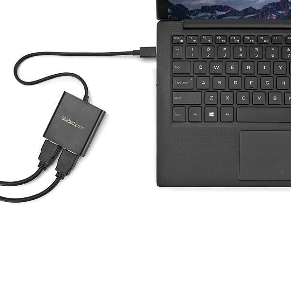 Rca Informatique - image du produit : HUB MDT USB-C VERS 2 X HDMI- SPLITTER USB-C VERS 2 PORTS HDMI