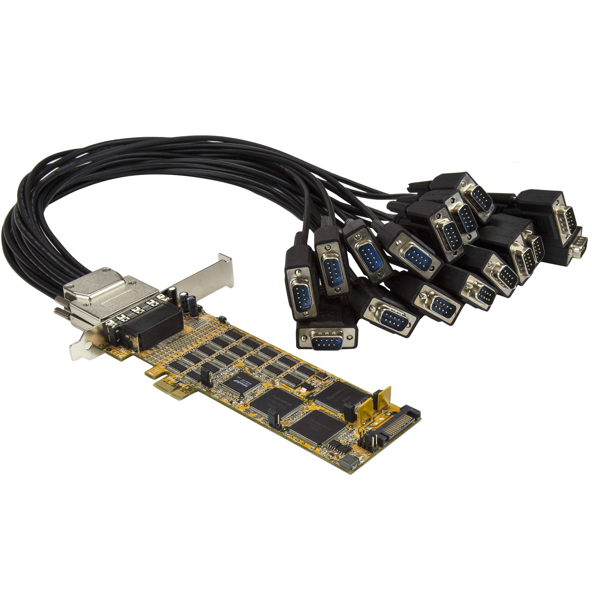 Rca Informatique - Image du produit : CARTE PCI EXPRESS A 16 PORTS SERIE DB9 RS232