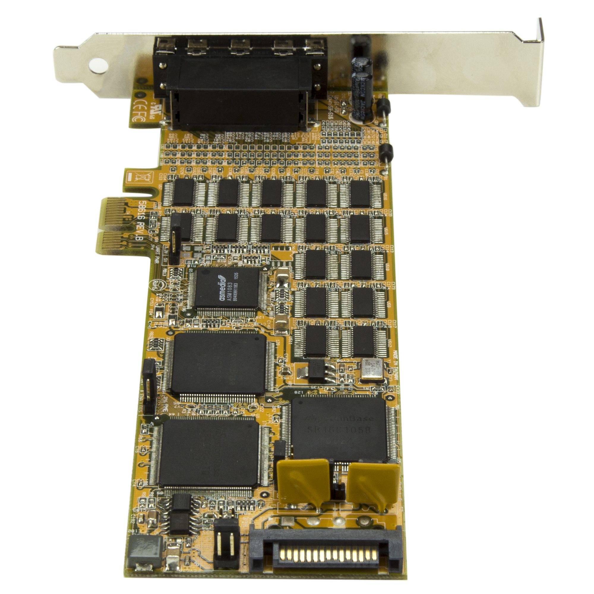 Rca Informatique - image du produit : CARTE PCI EXPRESS A 16 PORTS SERIE DB9 RS232