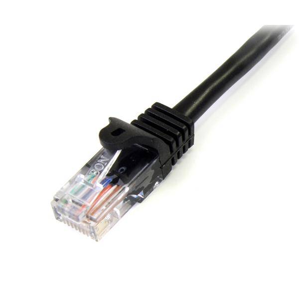 Rca Informatique - image du produit : 10M BLACK CAT5E CABLE SNAGLESS ETHERNET CABLE - UTP