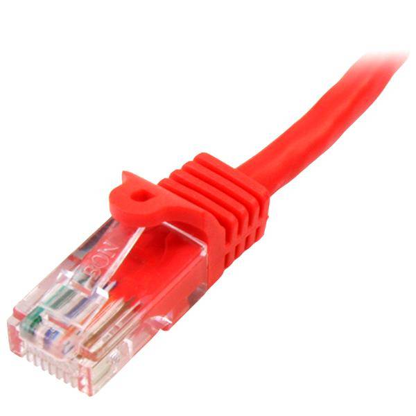 Rca Informatique - image du produit : 10M RED CAT5E CABLE SNAGLESS ETHERNET CABLE - UTP