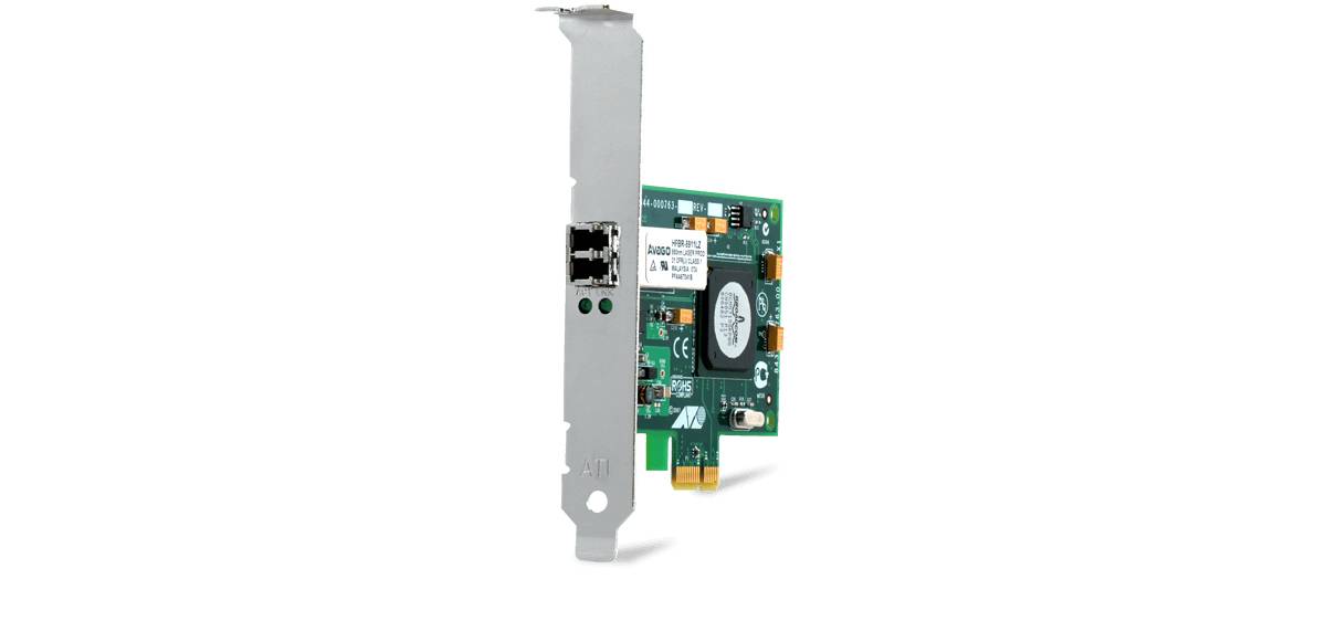 Rca Informatique - image du produit : PCI-EXPRE FIBER ADAPTER CARD WOL SFP FED 100FX/1G LF TAA IN