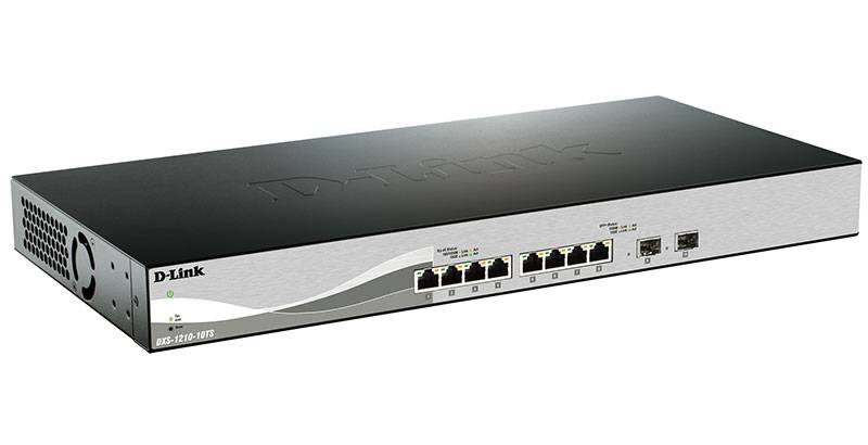 Rca Informatique - Image du produit : 10-PORT 10 GIGABIT SMART MANAGED SWITCH WITH 8 10GBASE-T