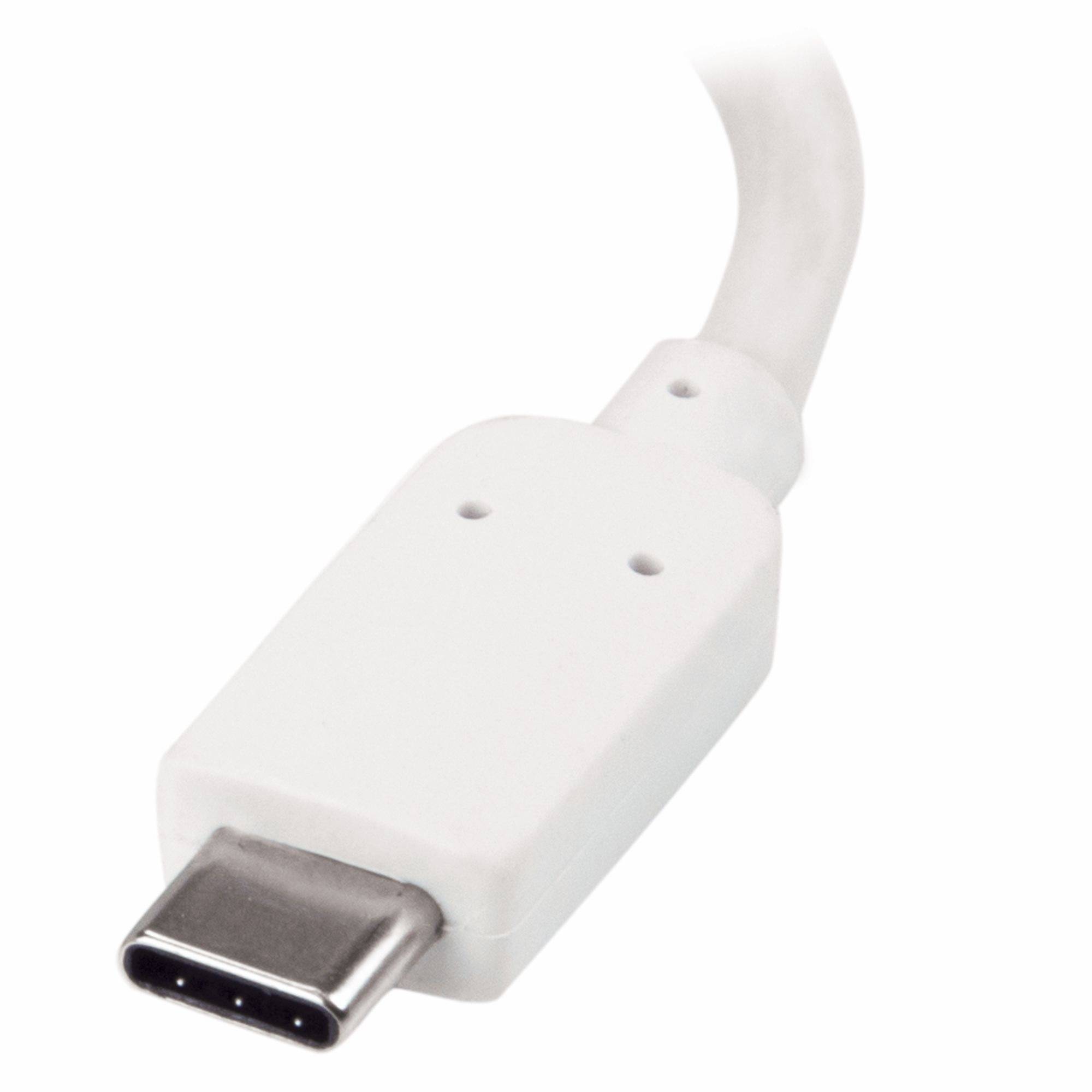 Rca Informatique - image du produit : ADAPTATEUR VIDEO USB-C VERS VGA - USB POWER DELIVERY - BLANC