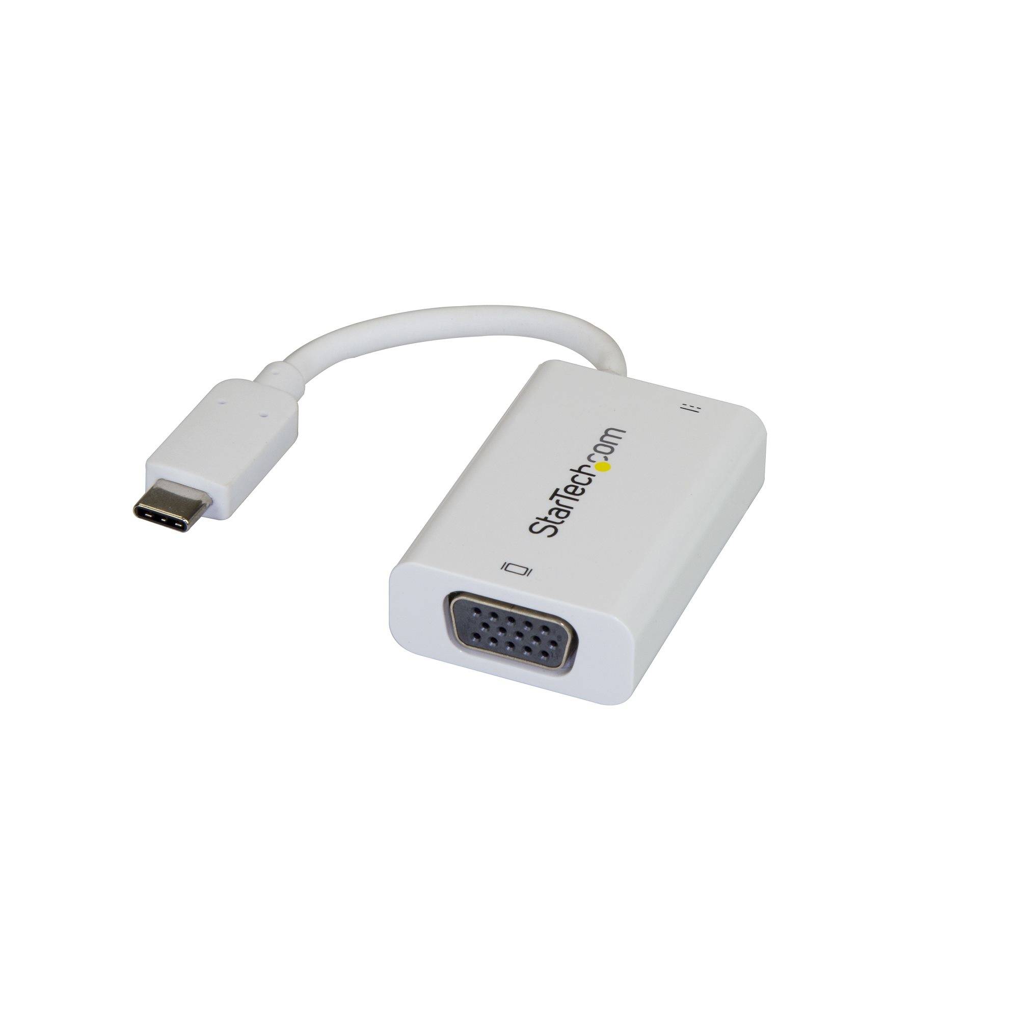 Rca Informatique - Image du produit : ADAPTATEUR VIDEO USB-C VERS VGA - USB POWER DELIVERY - BLANC