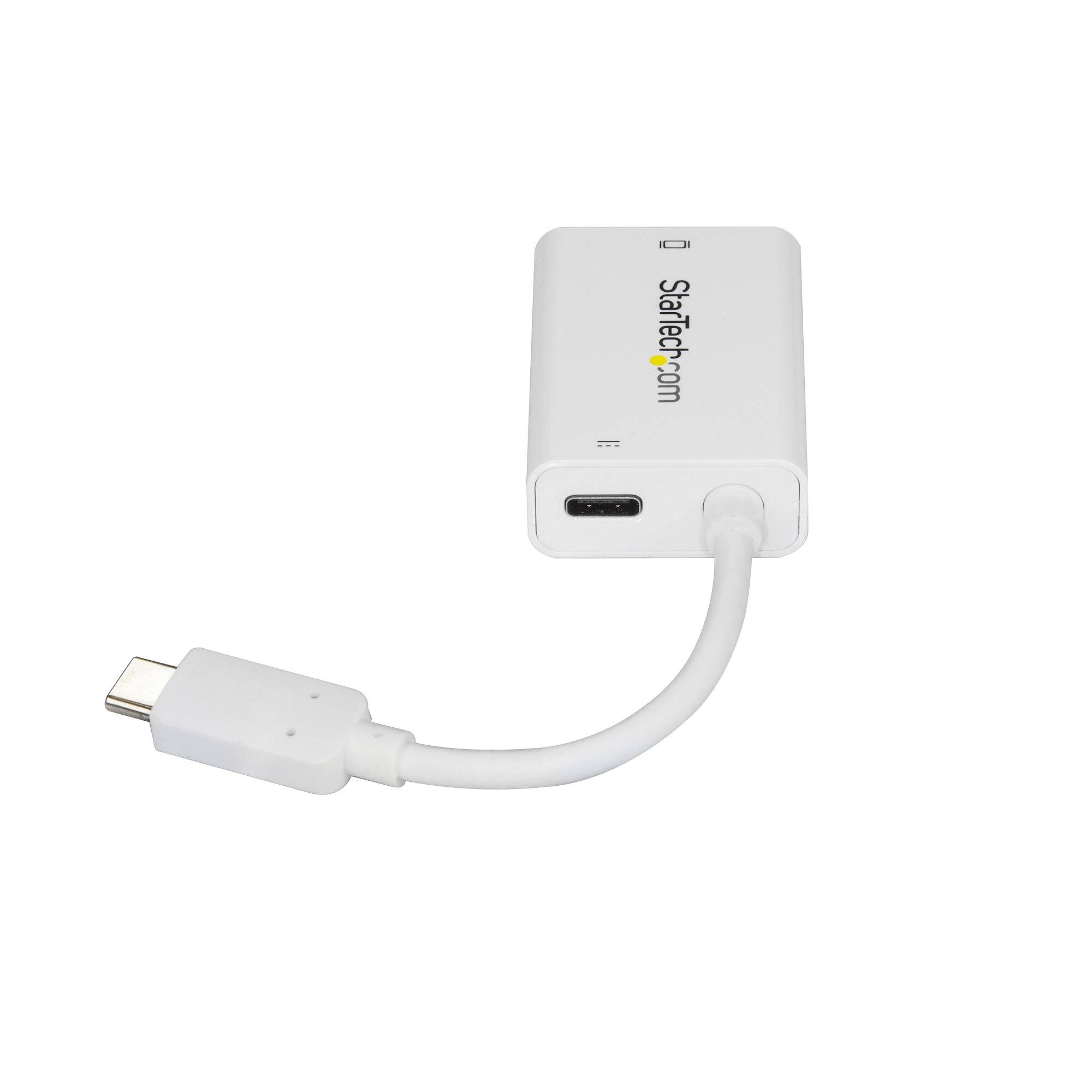 Rca Informatique - image du produit : ADAPTATEUR VIDEO USB-C VERS VGA - USB POWER DELIVERY - BLANC