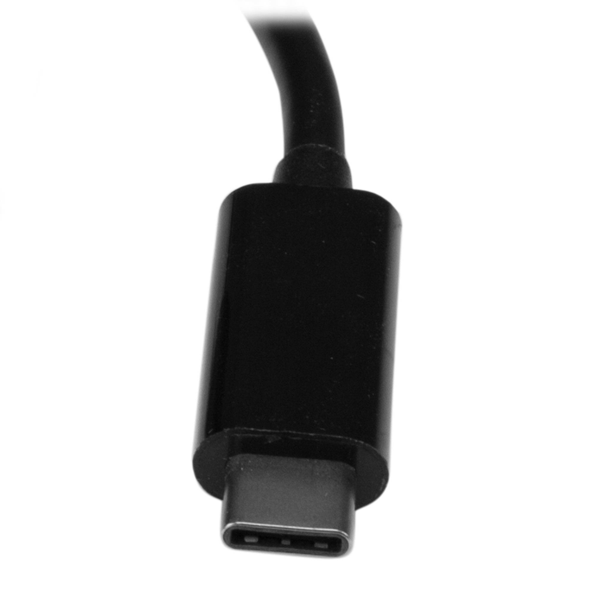 Rca Informatique - image du produit : ADAPTATEUR USB-C VERS GBE AVEC HUB USB 3.0 A 3 PORTS AVEC PD