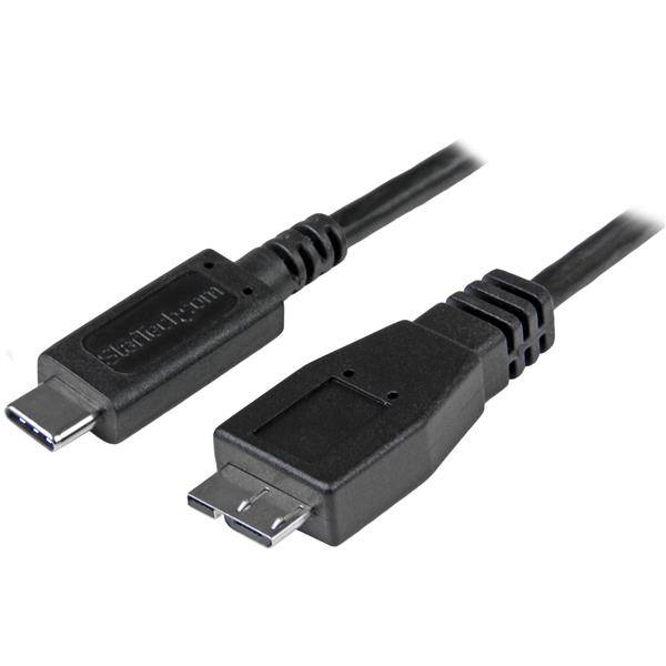 Rca Informatique - image du produit : CABLE USB-C VERS MICRO-B DE 50 CM - M/M USB 3.1 (10 GB/S)