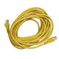 Rca Informatique - Image du produit : CAT5E UTP 5M HOSE (YELLOW) .