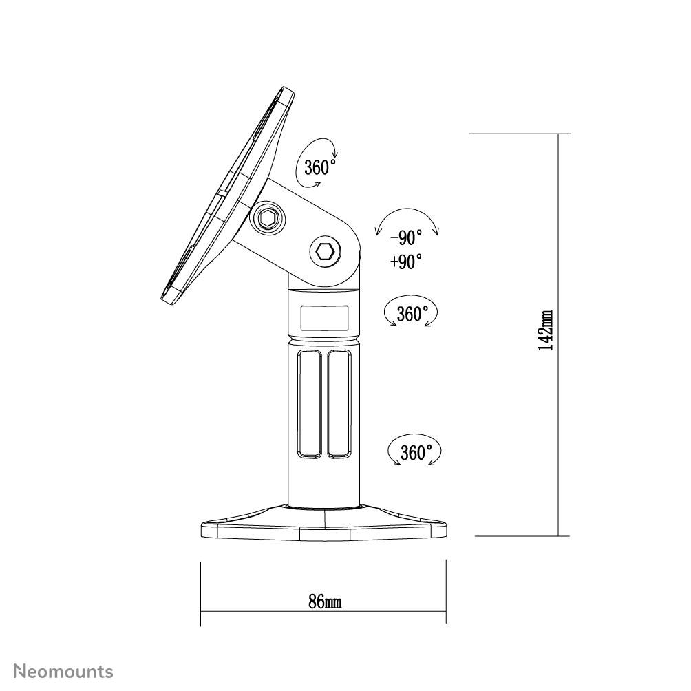 Rca Informatique - image du produit : SPEAKER WALL + CEILING MOUNT CR TWO SPEAKERS