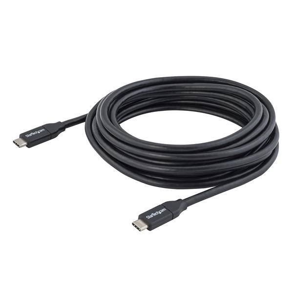 Rca Informatique - image du produit : CABLE USB-C VERS USB-C AVEC PD (5A) 4M - USB 2.0 CERTIFIE