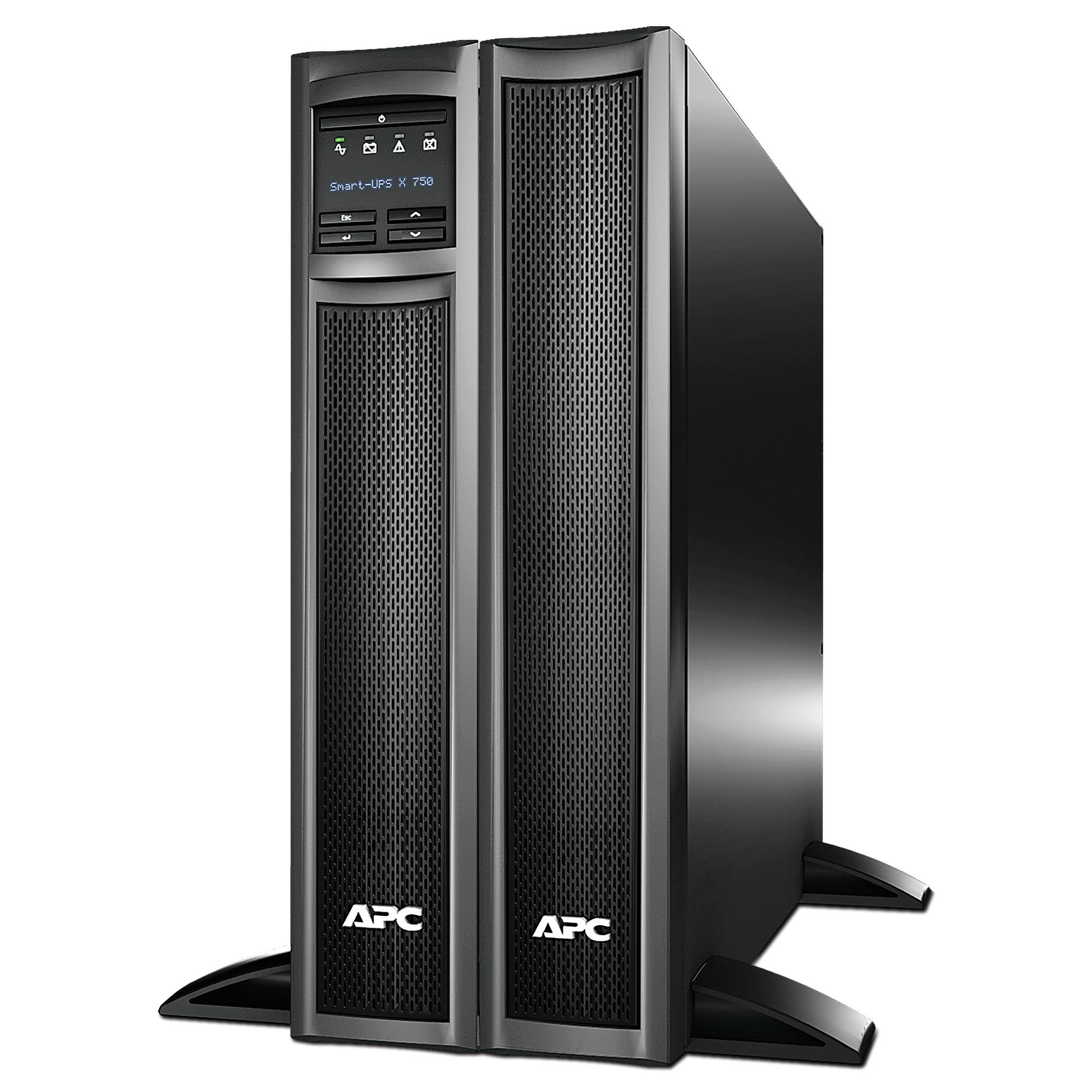 Rca Informatique - image du produit : SMART-UPS X 750VA RACK/TOWERR LCD 230V WITH NETWORKING CARD IN