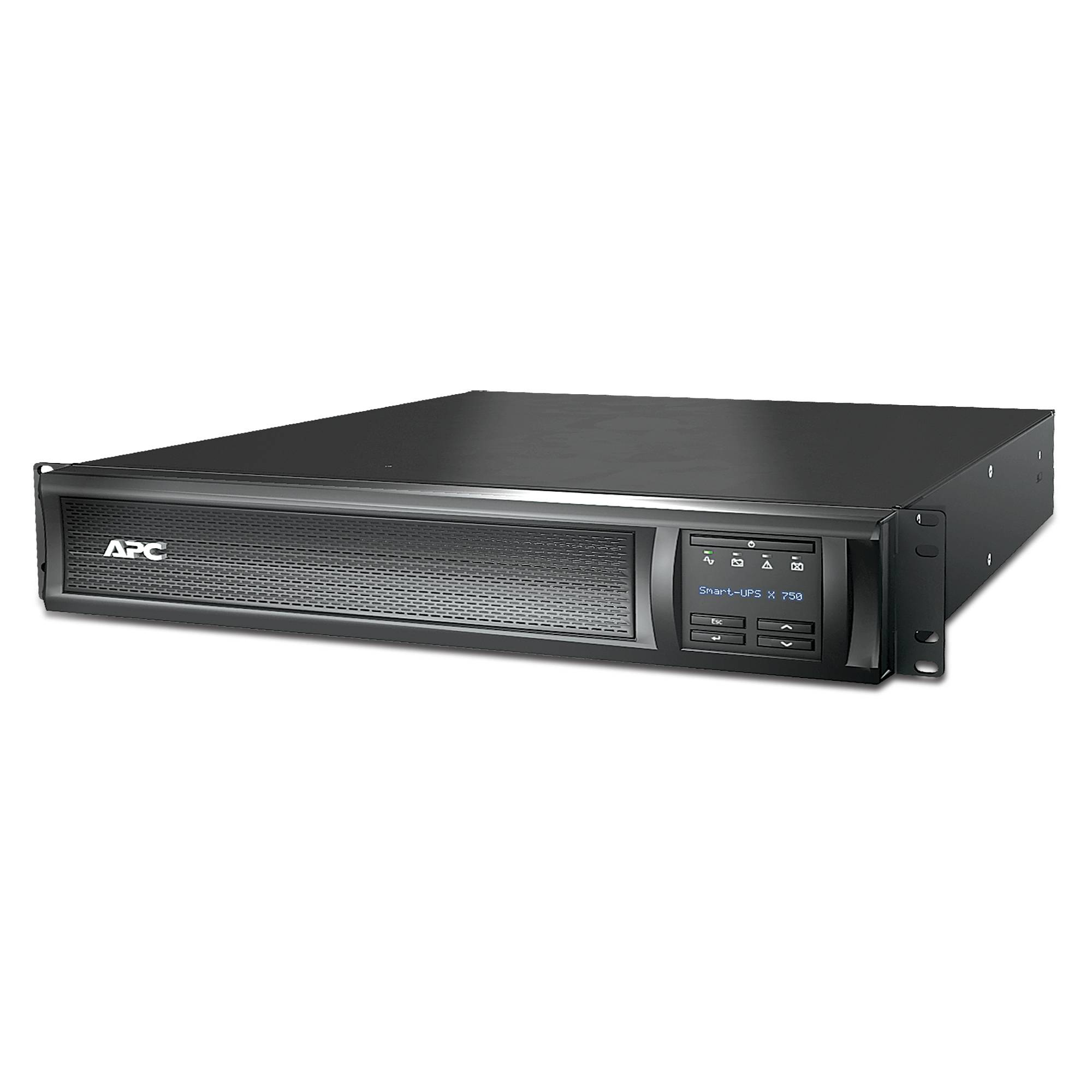 Rca Informatique - Image du produit : SMART-UPS X 750VA RACK/TOWERR LCD 230V WITH NETWORKING CARD IN