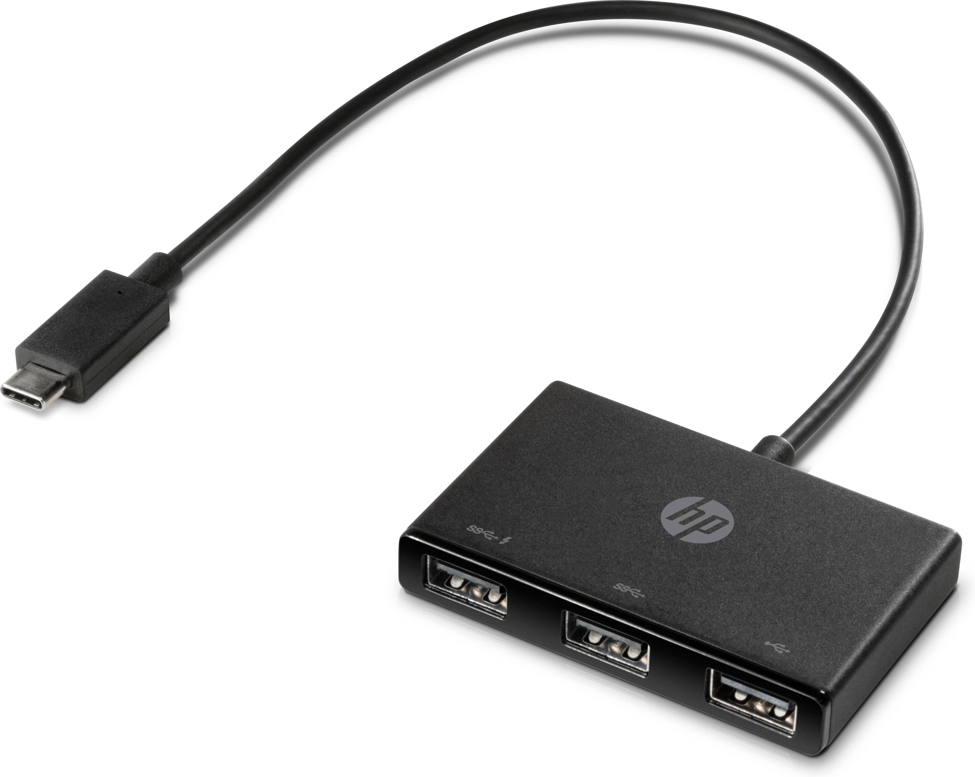 Rca Informatique - image du produit : HP USB-C TO USB-A HUB .