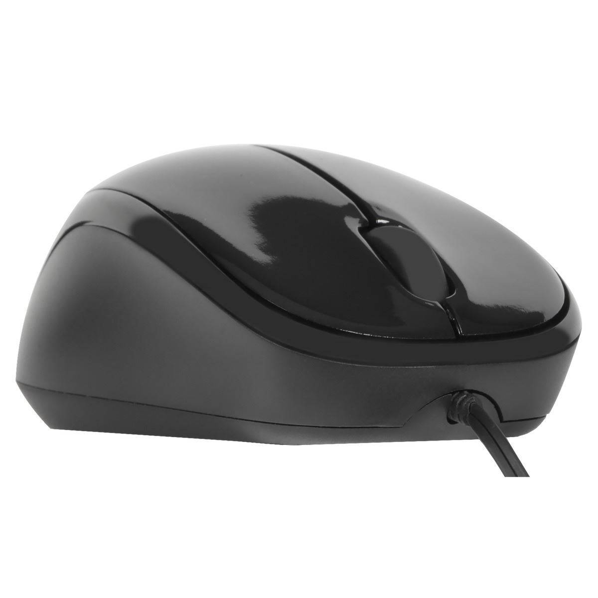 Rca Informatique - image du produit : COMPACT OPTICAL MOUSE BLACK/GREY