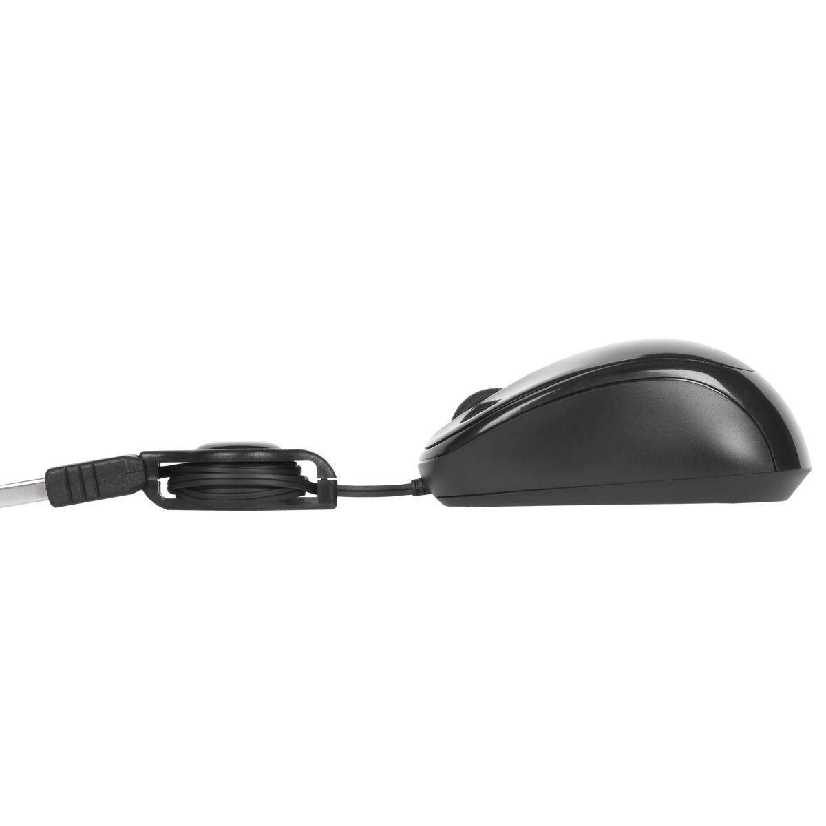 Rca Informatique - image du produit : COMPACT OPTICAL MOUSE BLACK/GREY