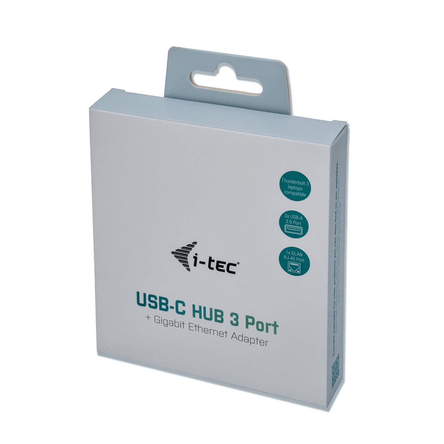 Rca Informatique - image du produit : I-TEC USB-C METAL HUB 3 + GLAN 3 PORT HUB + ETHERNET ADAPTER