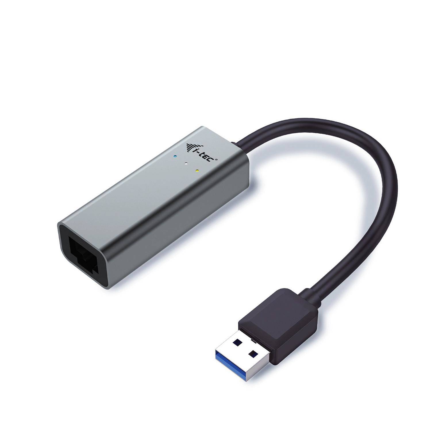 Rca Informatique - image du produit : I-TEC USB 3.0 METAL GLAN ADAP. USB 3.0 TO RJ-45/ UP TO 1 GBPS