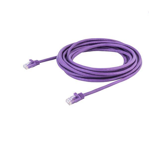 Rca Informatique - image du produit : 5M PURPLE CAT6 CABLE SNAGLESS ETHERNET CABLE UTP