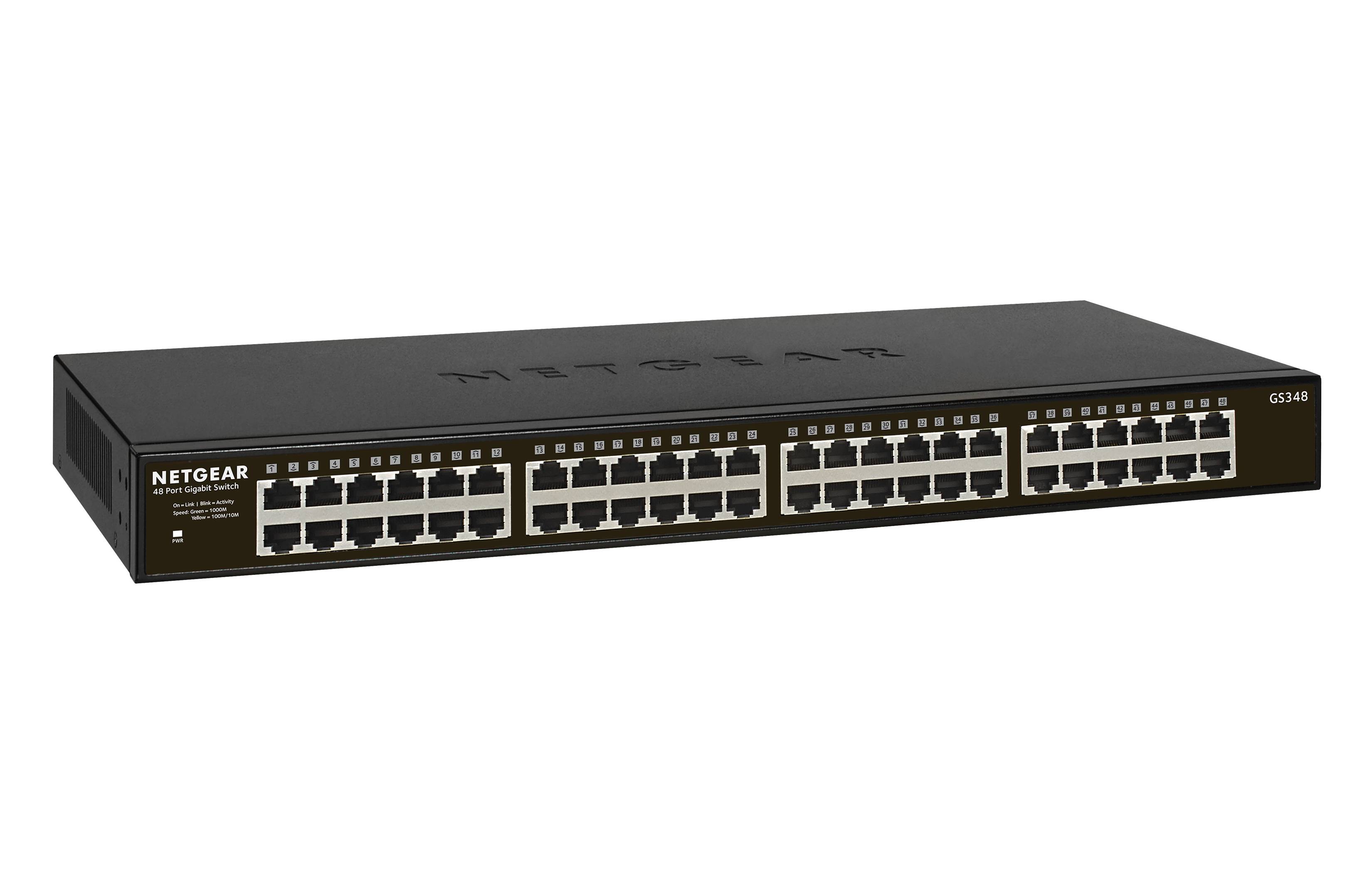 Rca Informatique - image du produit : 48-PORT GB UNMANAGED SWITCH FANLESS