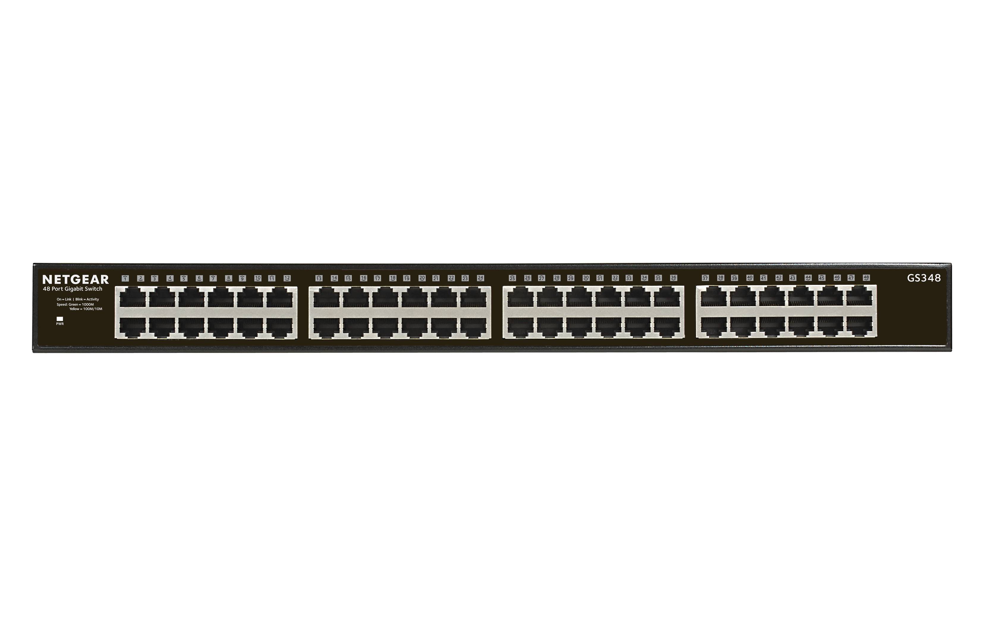 Rca Informatique - Image du produit : 48-PORT GB UNMANAGED SWITCH FANLESS