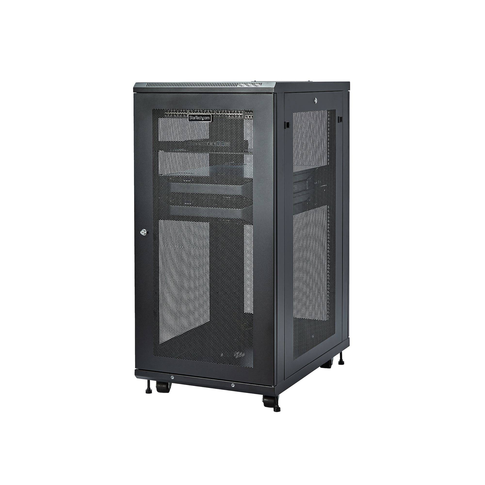 Rca Informatique - image du produit : 24U SERVER CABINET OR NETWORK CABINET - SERVER RACK ENCLOSURE