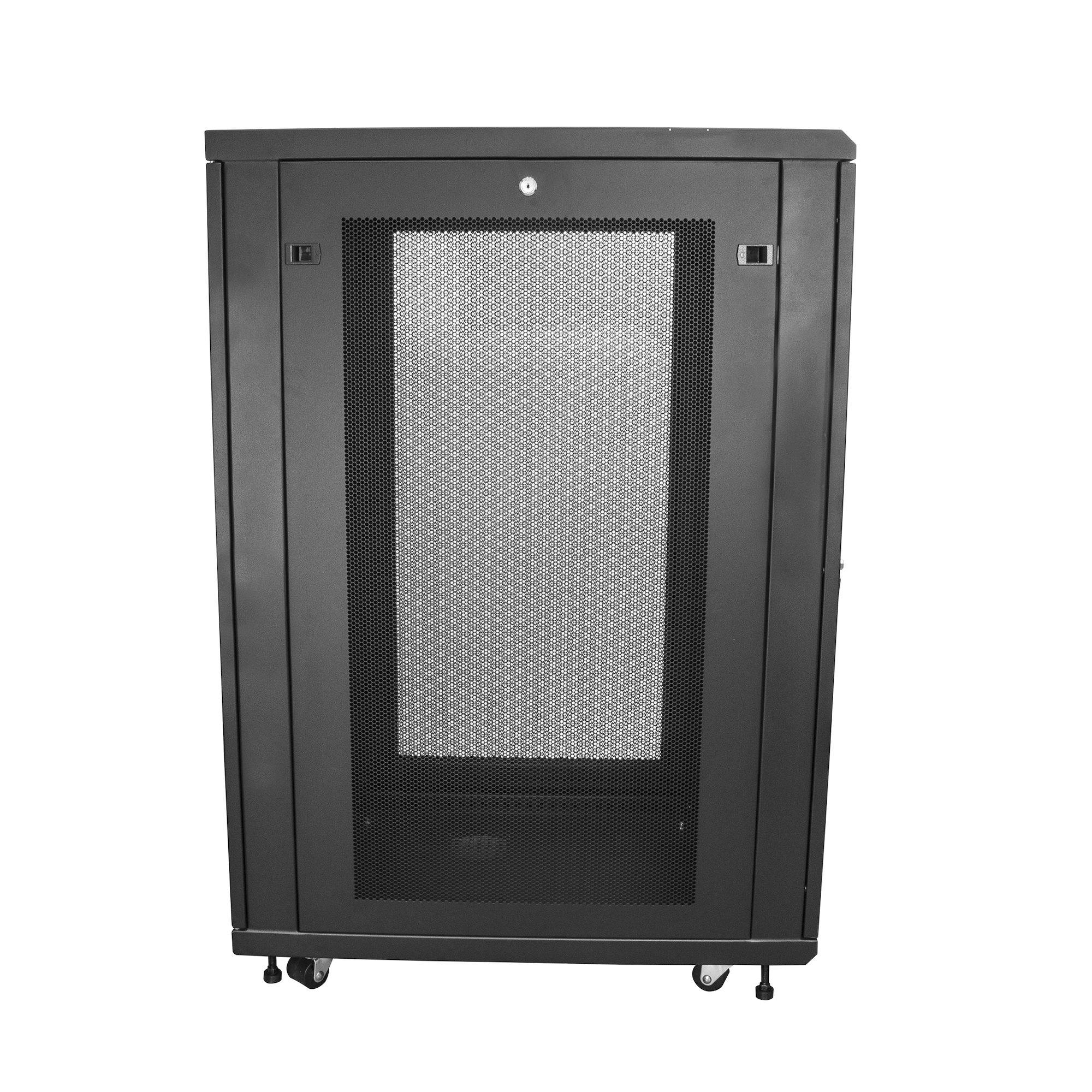 Rca Informatique - image du produit : 24U SERVER CABINET OR NETWORK CABINET - SERVER RACK ENCLOSURE