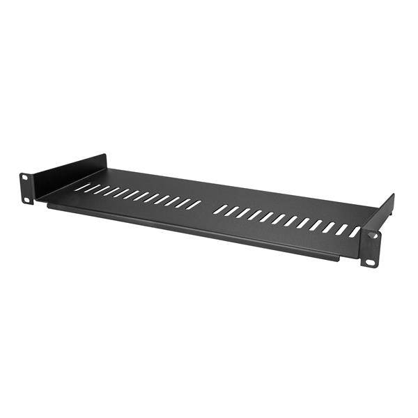 Rca Informatique - image du produit : 1U VENTED RACK SHELF - 7IN 177.8 MM DEEP 1U SHELF - VENTED