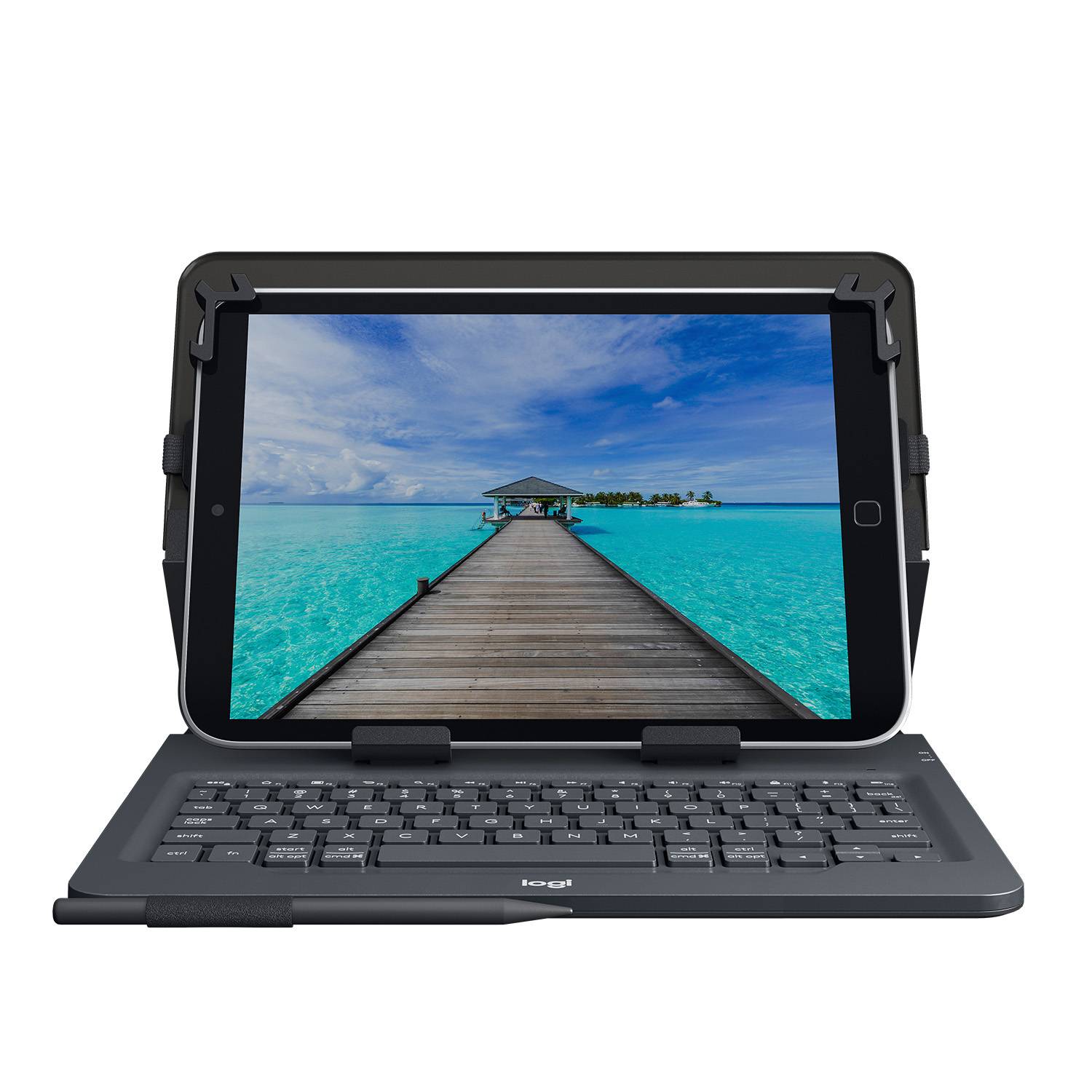 Rca Informatique - image du produit : UNIVERSAL FOLIO/INTEGRATED KEYB 9-10 INCH TABLETS - FRA-CENTRAL