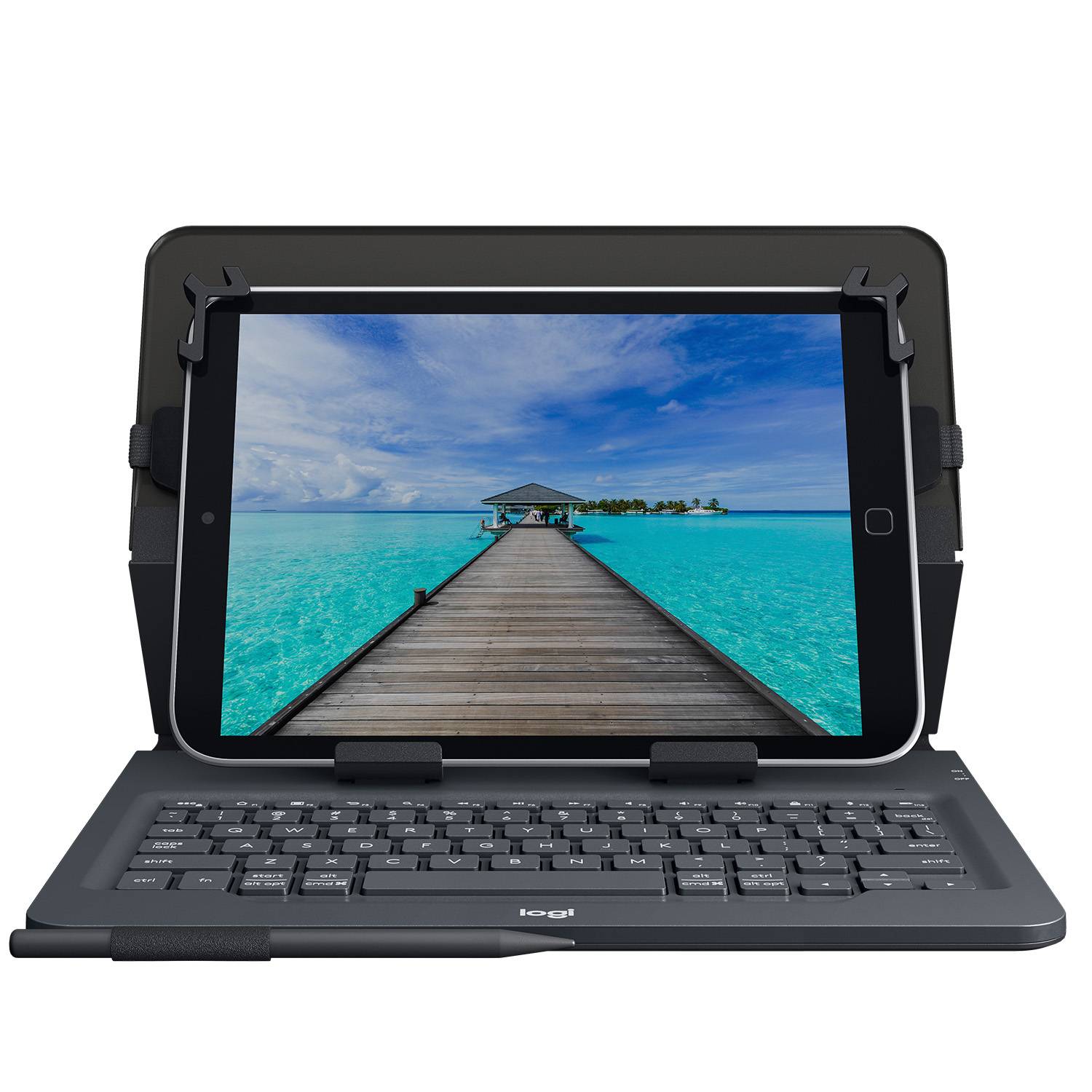 Rca Informatique - image du produit : UNIVERSAL FOLIO/INTEGRATED KEYB 9-10 INCH TABLETS - FRA-CENTRAL