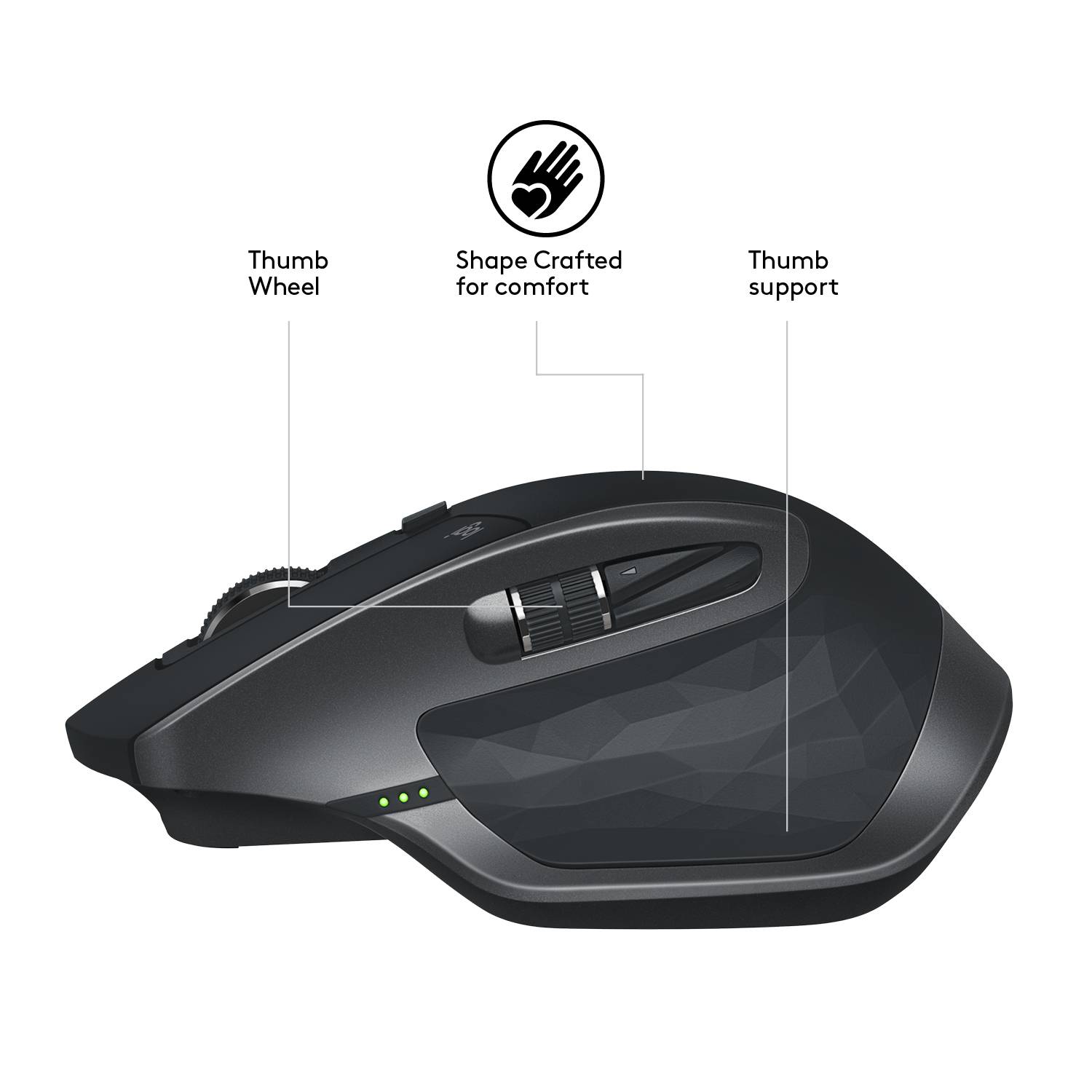 Rca Informatique - image du produit : MX MASTER 2S WIRELESS MOUSE GRAPHITE - EMEA