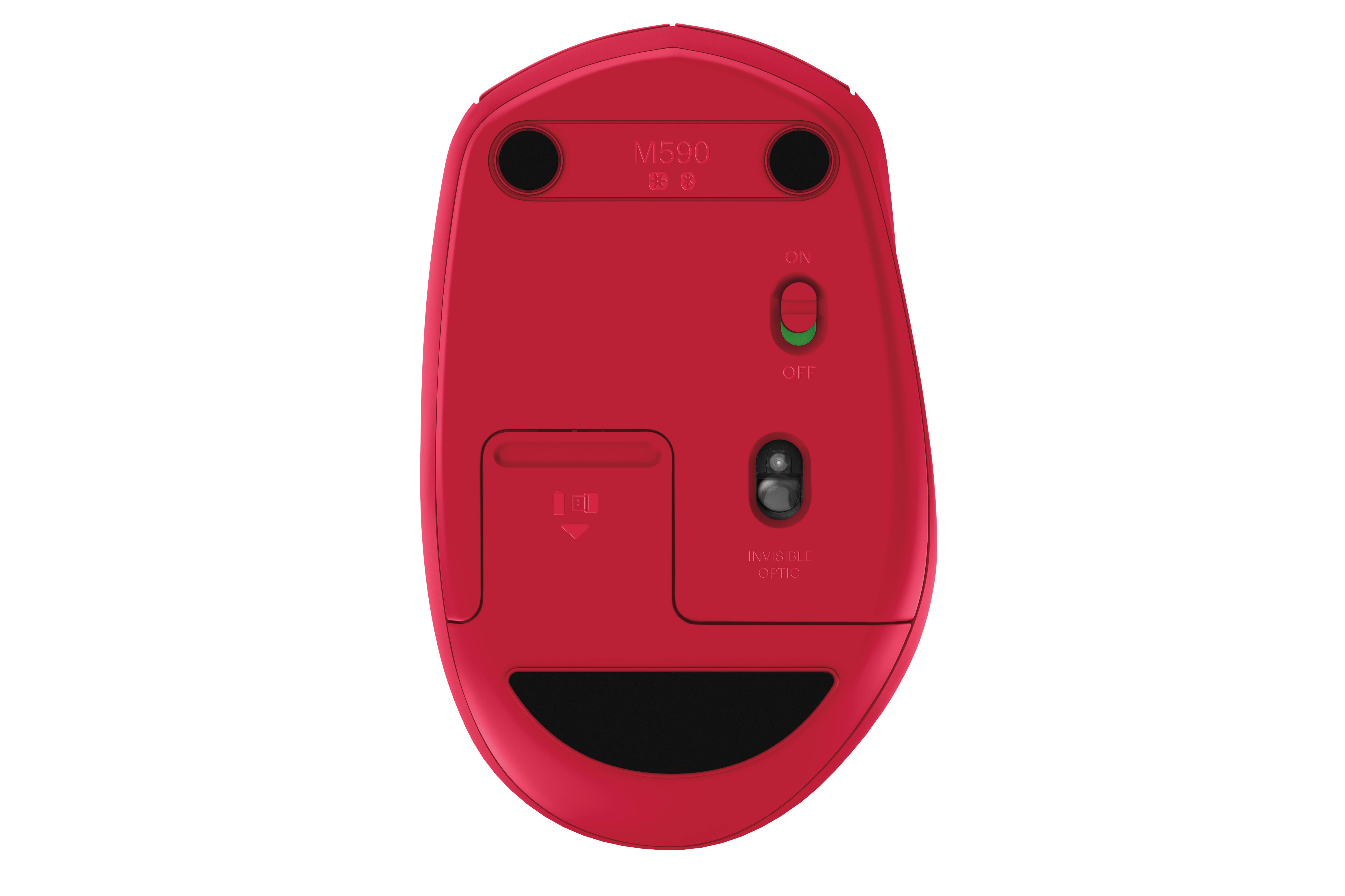 Rca Informatique - image du produit : WIRELESS MOUSE M590MULTI-DEVICE SILENT - RUBY - EMEA