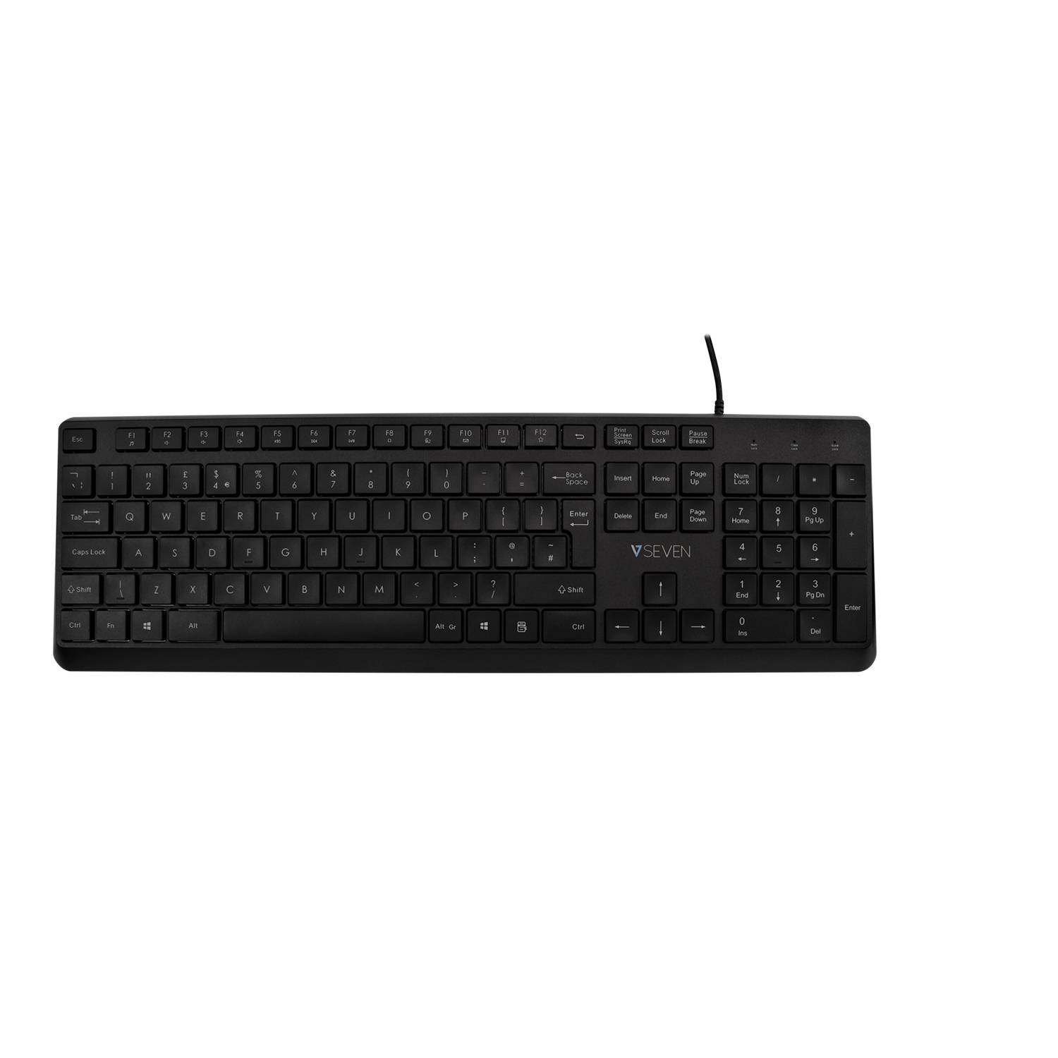 Rca Informatique - image du produit : USB PRO KEYBOARD UK QWERTY UK ENGLISH LASERED KEYCAP