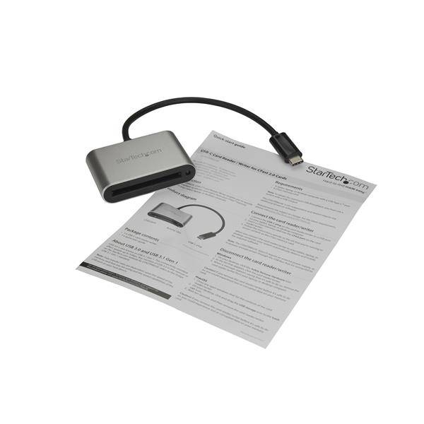 Rca Informatique - image du produit : CFAST 2.0 CARD READER - USB C PORTABLE USB 3.0 CFAST READER