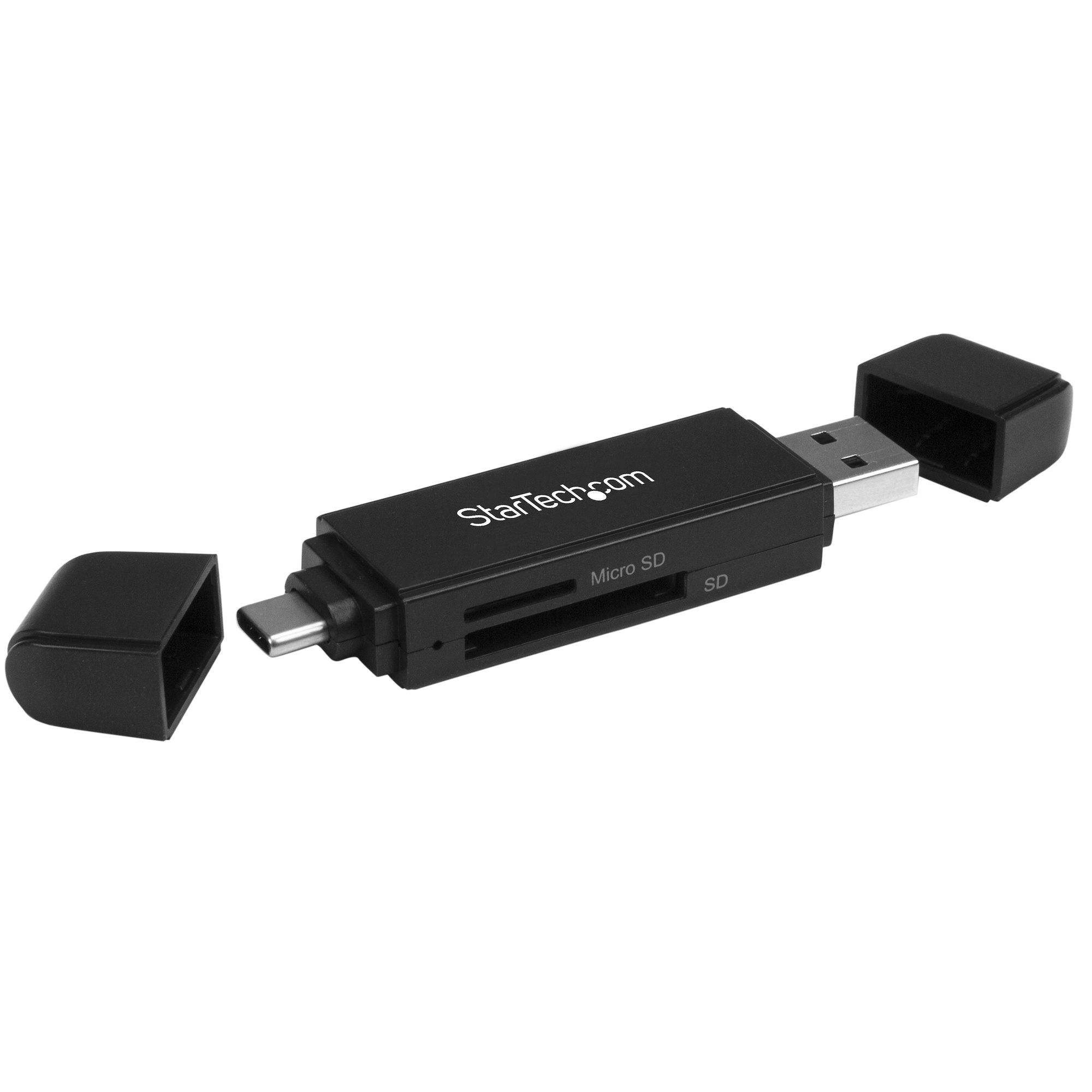 Rca Informatique - image du produit : SD / MICROSD CARD READER - FOR USB-C AND USB-A ENABLED DEVICES