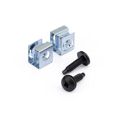 Rca Informatique - image du produit : 10-32 RACK SCREWS AND CLIP NUTS RACK MOUNT SCREWS - SLIDE NUTS