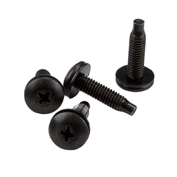 Rca Informatique - image du produit : 10-32 RACK SCREWS AND CLIP NUTS RACK MOUNT SCREWS - SLIDE NUTS