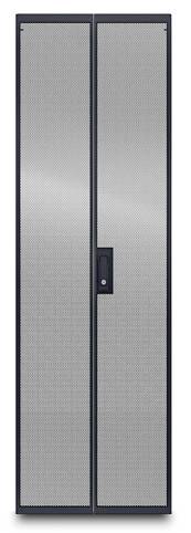 Rca Informatique - image du produit : NETSHELTER VL 42U 600MM WIDE PERFORMATED SPLIT DOORS BLACK