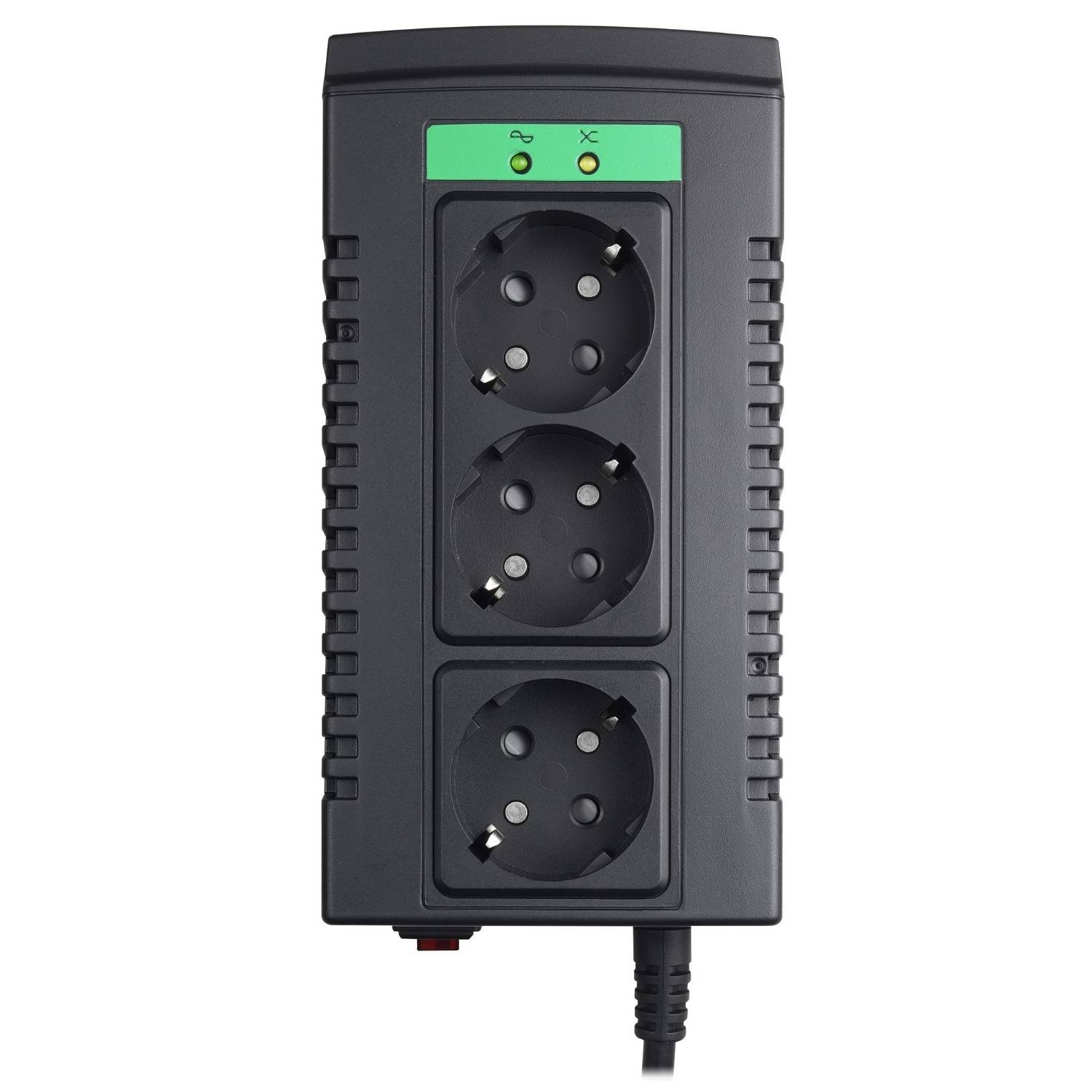 Rca Informatique - image du produit : LINE-R 1000VA AUTOMATIC VOLTAGE REGULATOR 230V 3 SCHUKO OUTLETS