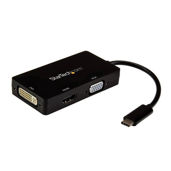 Rca Informatique - Image du produit : 3-IN-1 VIDEO CONVERTER - USB TYPE C TO VGA DVI OR HDMI - 4K