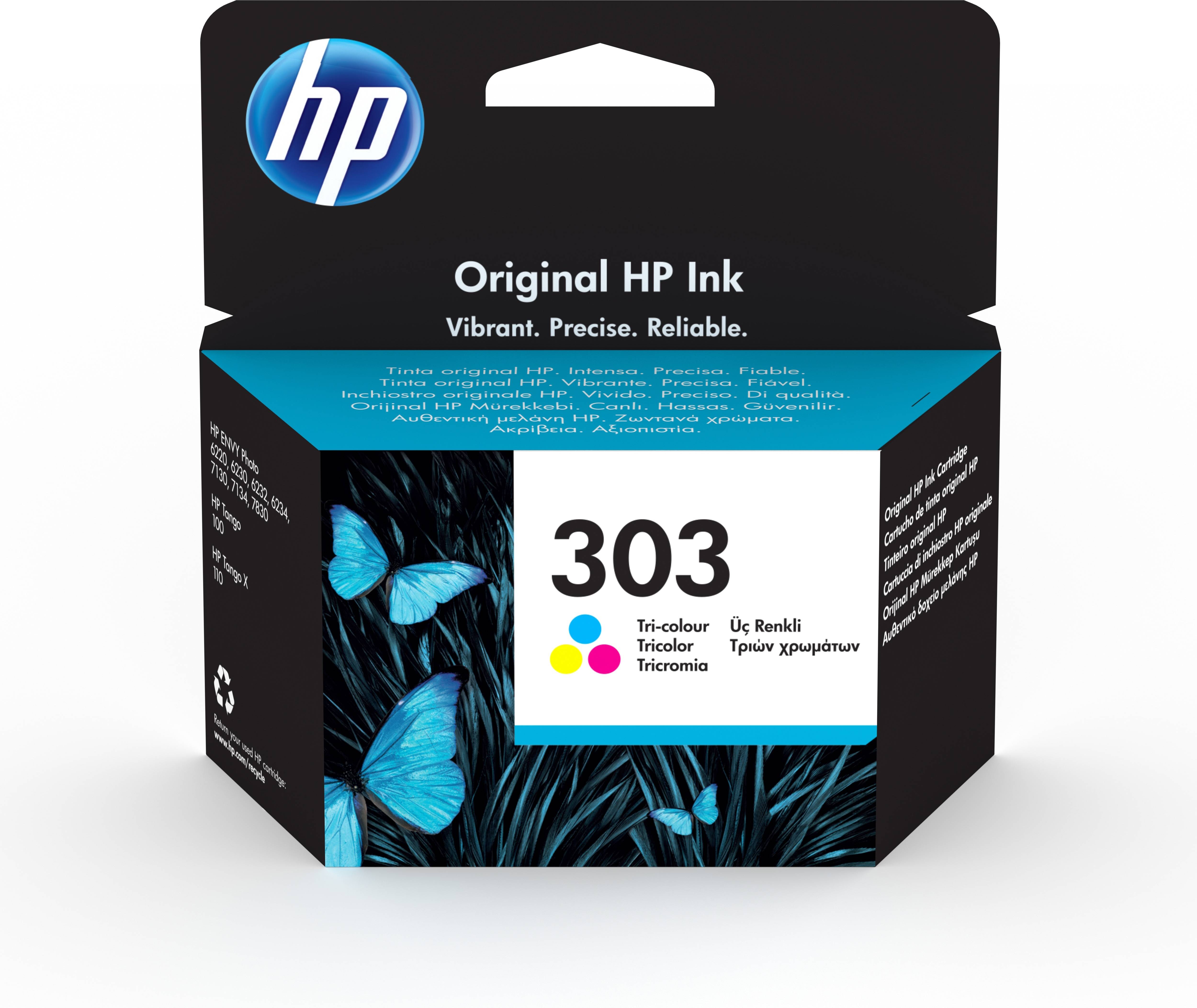 Rca Informatique - Image du produit : ORIGINAL HP 303 TRI-COLOUR INK CARTRIDGE