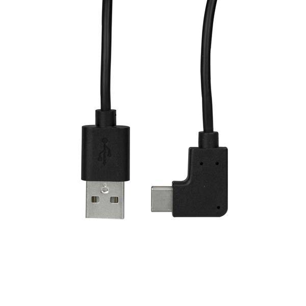 Rca Informatique - image du produit : 1M USB A TO USB C CABLE RIGHT ANGLE USB TYPE C - USB 2.0