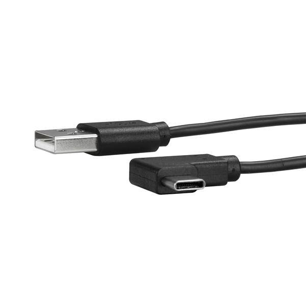 Rca Informatique - image du produit : 1M USB A TO USB C CABLE RIGHT ANGLE USB TYPE C - USB 2.0